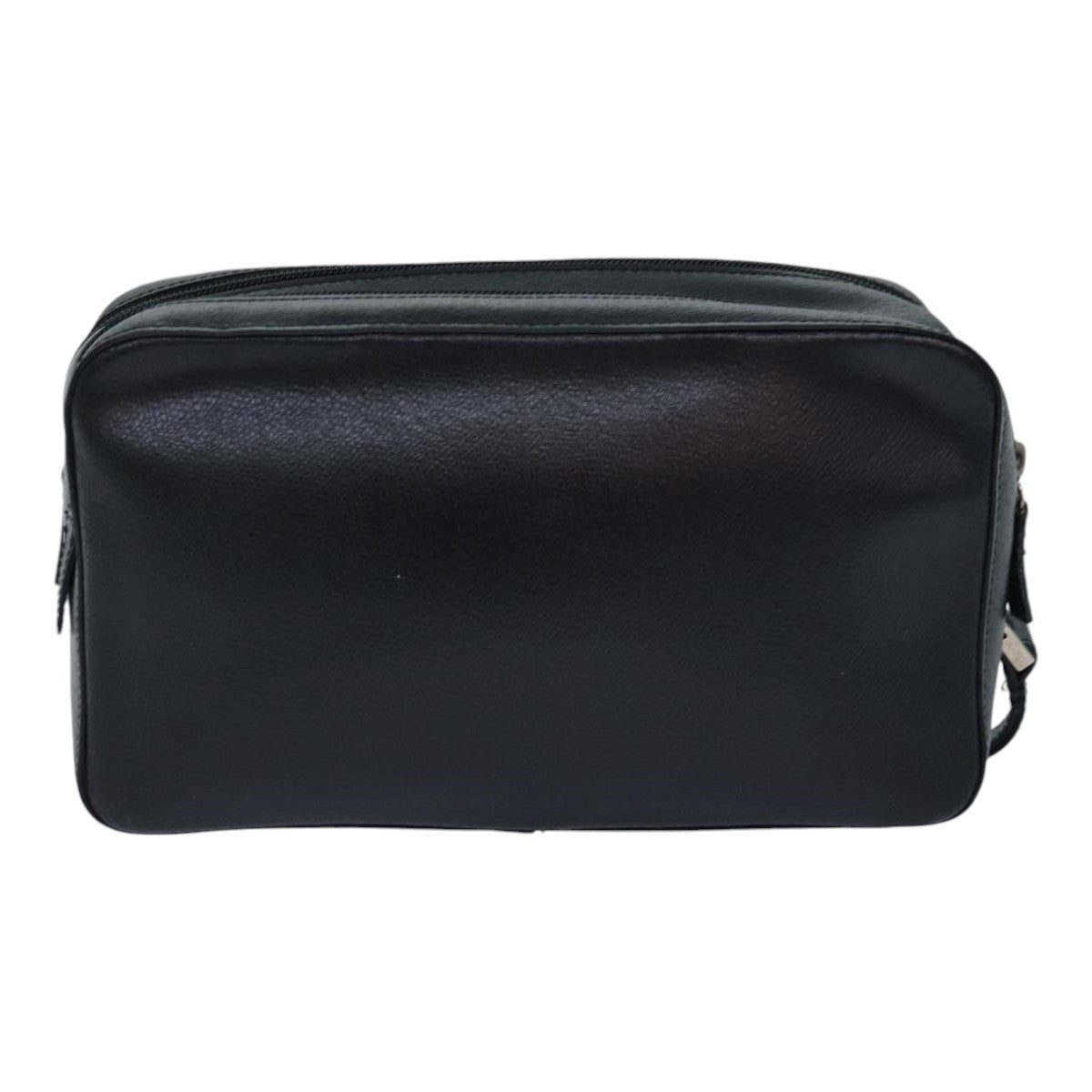 Versace Vintage Clutch Leather Black Leather Clutche & Pouche Bag (Pre-Owned)