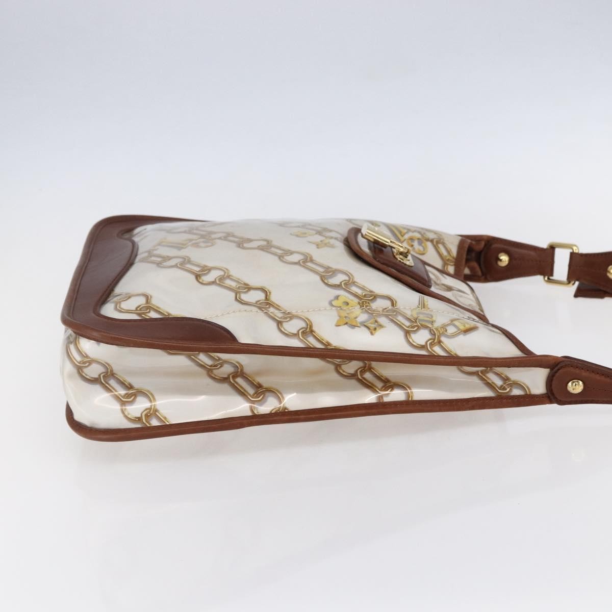 Louis Vuitton Charms Musette Pvc Over Printed Silk White Plastic Shoulder Bag Bag (Pre-Owned)