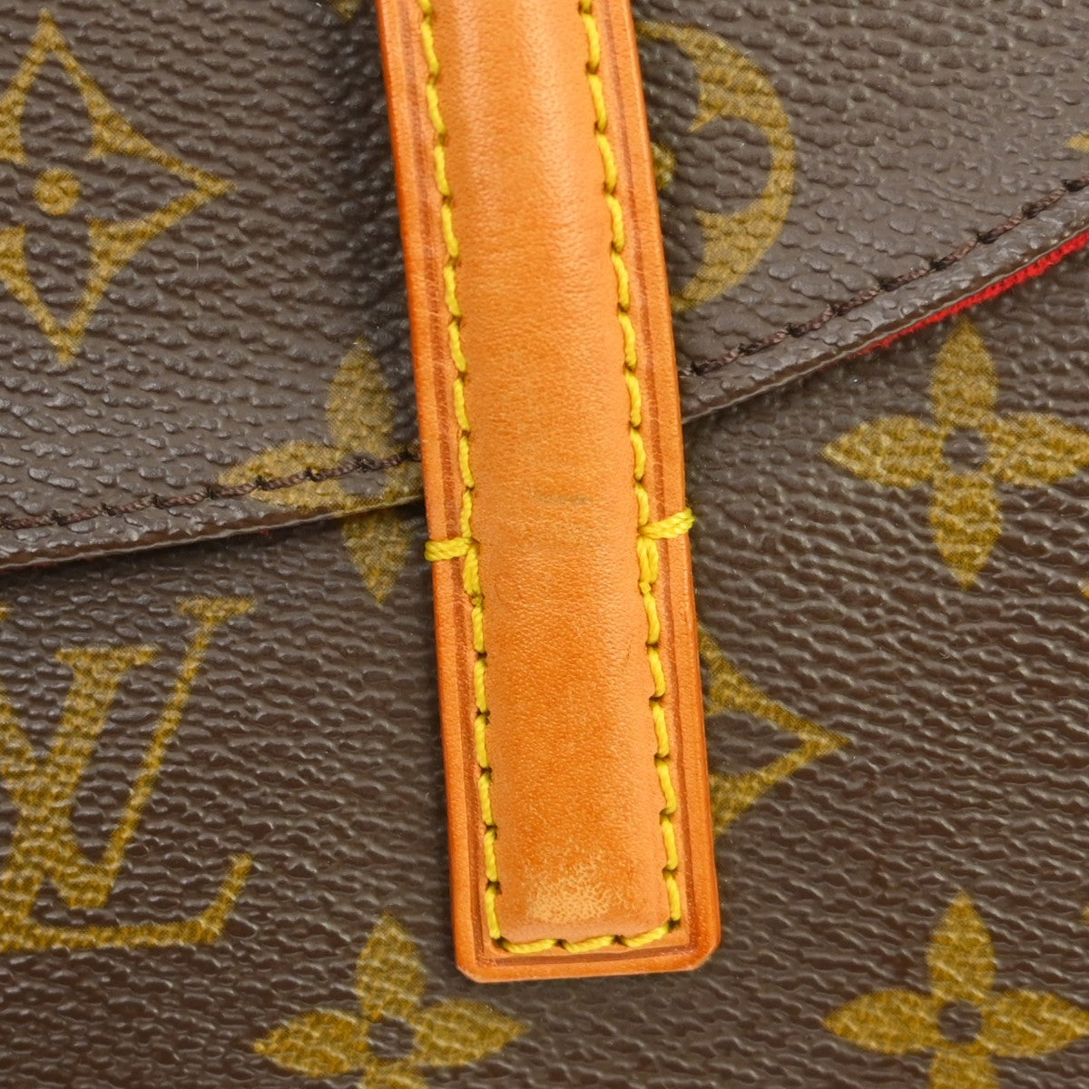 Louis Vuitton Sonatine Monogram Canvas Brown Canvas Handbag (Pre-Owned)