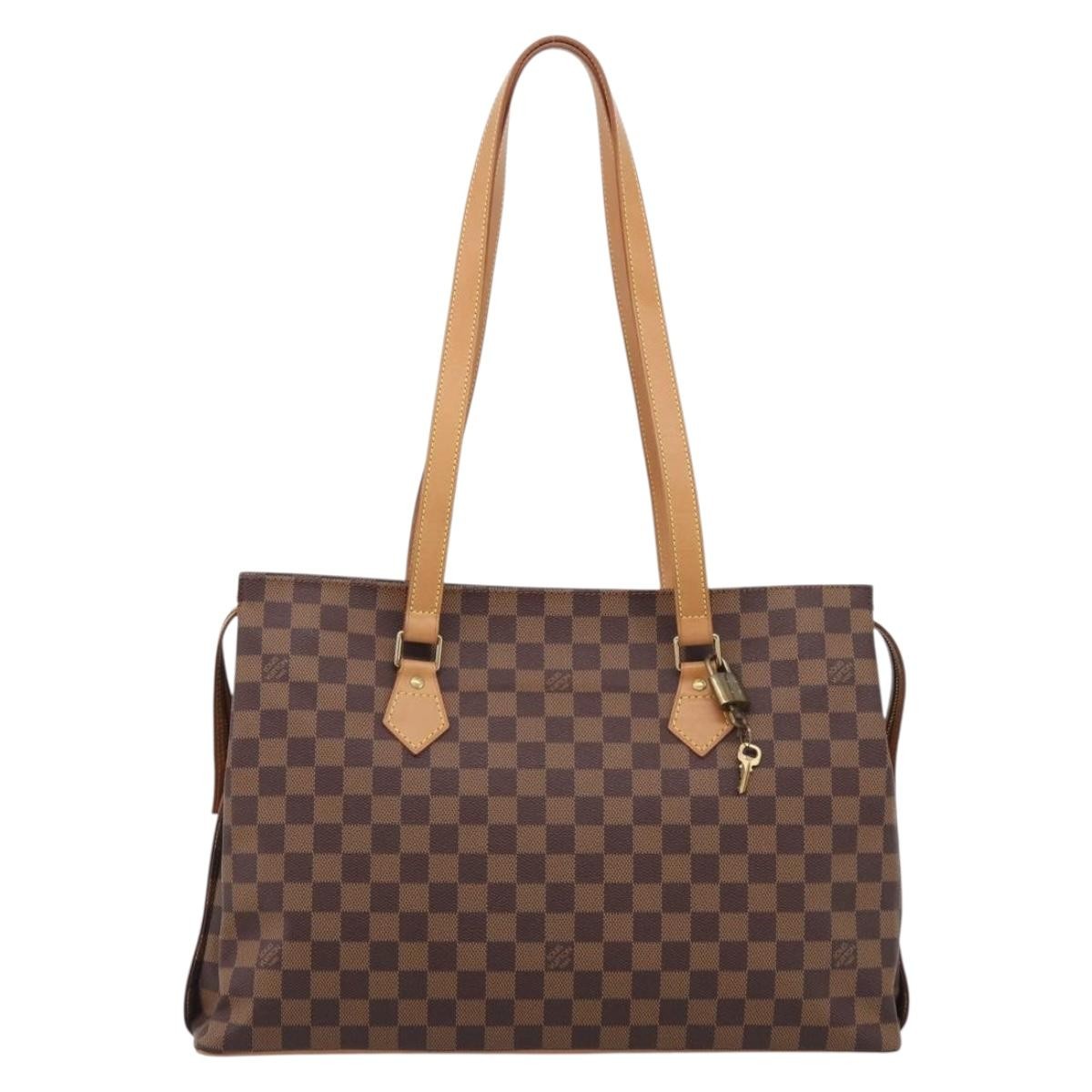 Louis Vuitton Chelsea Centenaire Damier Brown Canvas Handbag (Pre-Owned)