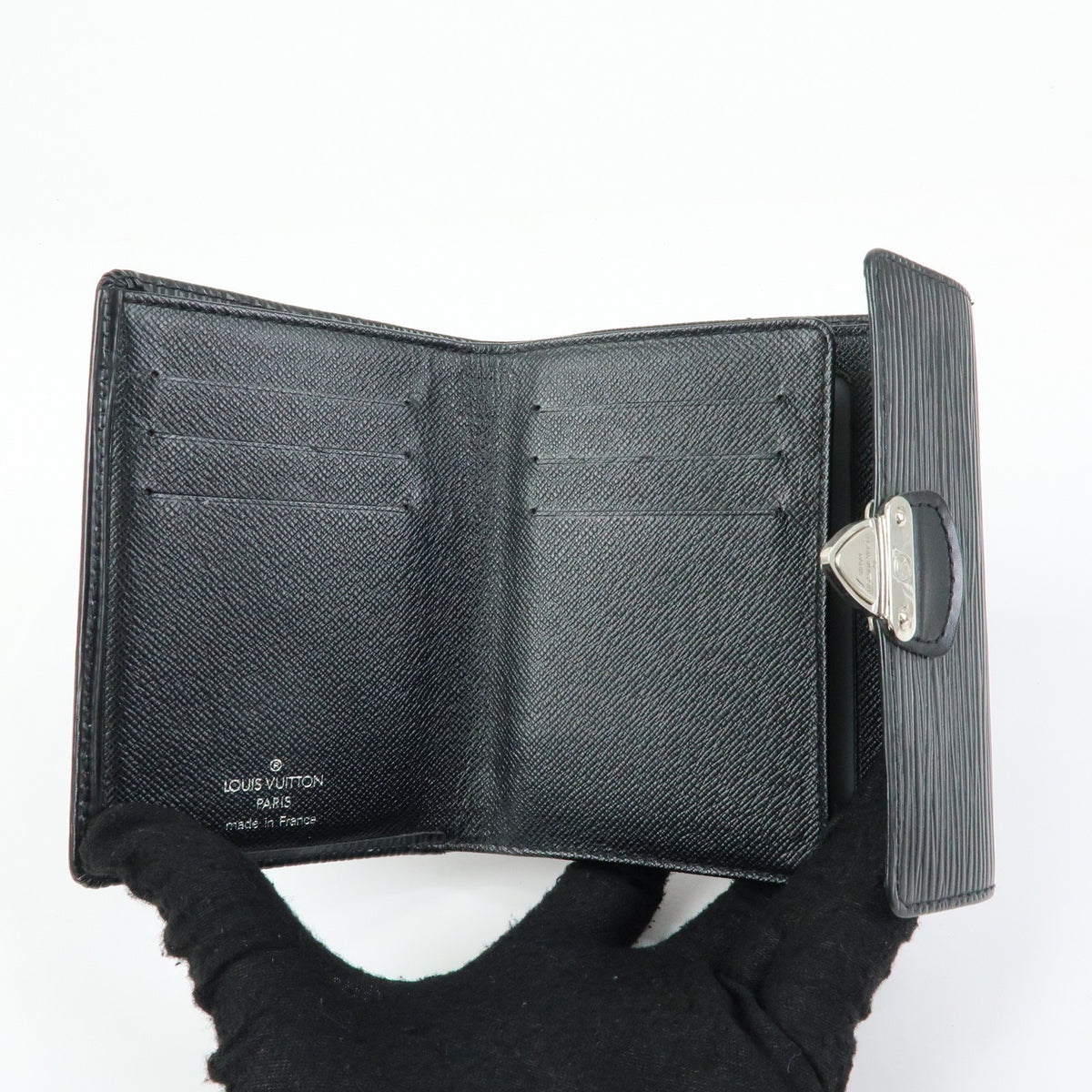 Louis Vuitton Koala Epi Leather Black Leather Wallets Accessory (Pre-Owned)