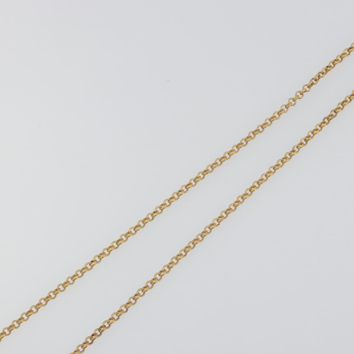 Chanel Cc No.5 Perfume Bottle Pendant Metal Gold Metal Necklace Jewelry (Pre-Owned)