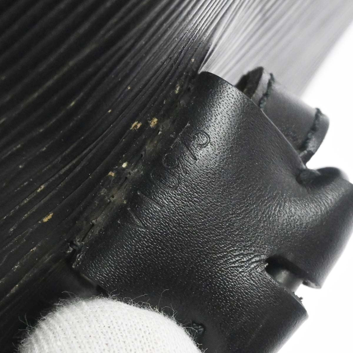 Louis Vuitton Sac A Dos Drawstring Epi Leather Black Leather Backpack Bag (Pre-Owned)