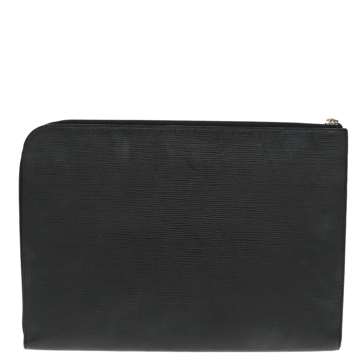 Louis Vuitton Pochette Jour Initials Epi Leather Black Leather Clutche & Pouche Bag (Pre-Owned)