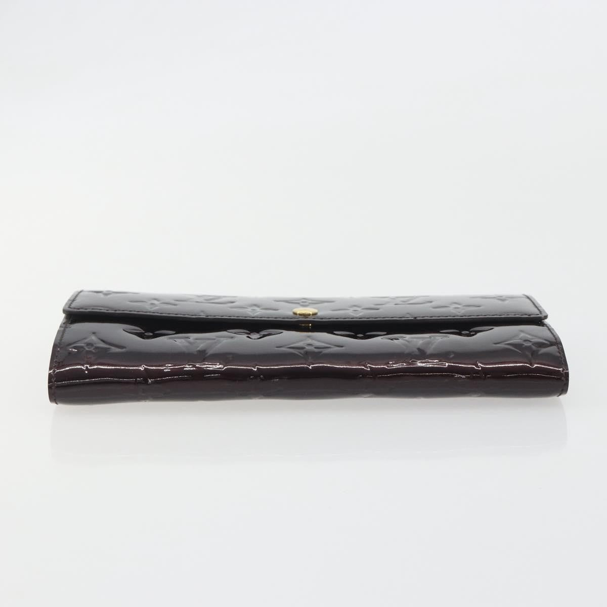 Louis Vuitton Sarah Monogram Vernis Burgundy Patent_Leather Clutche & Pouche Bag (Pre-Owned)