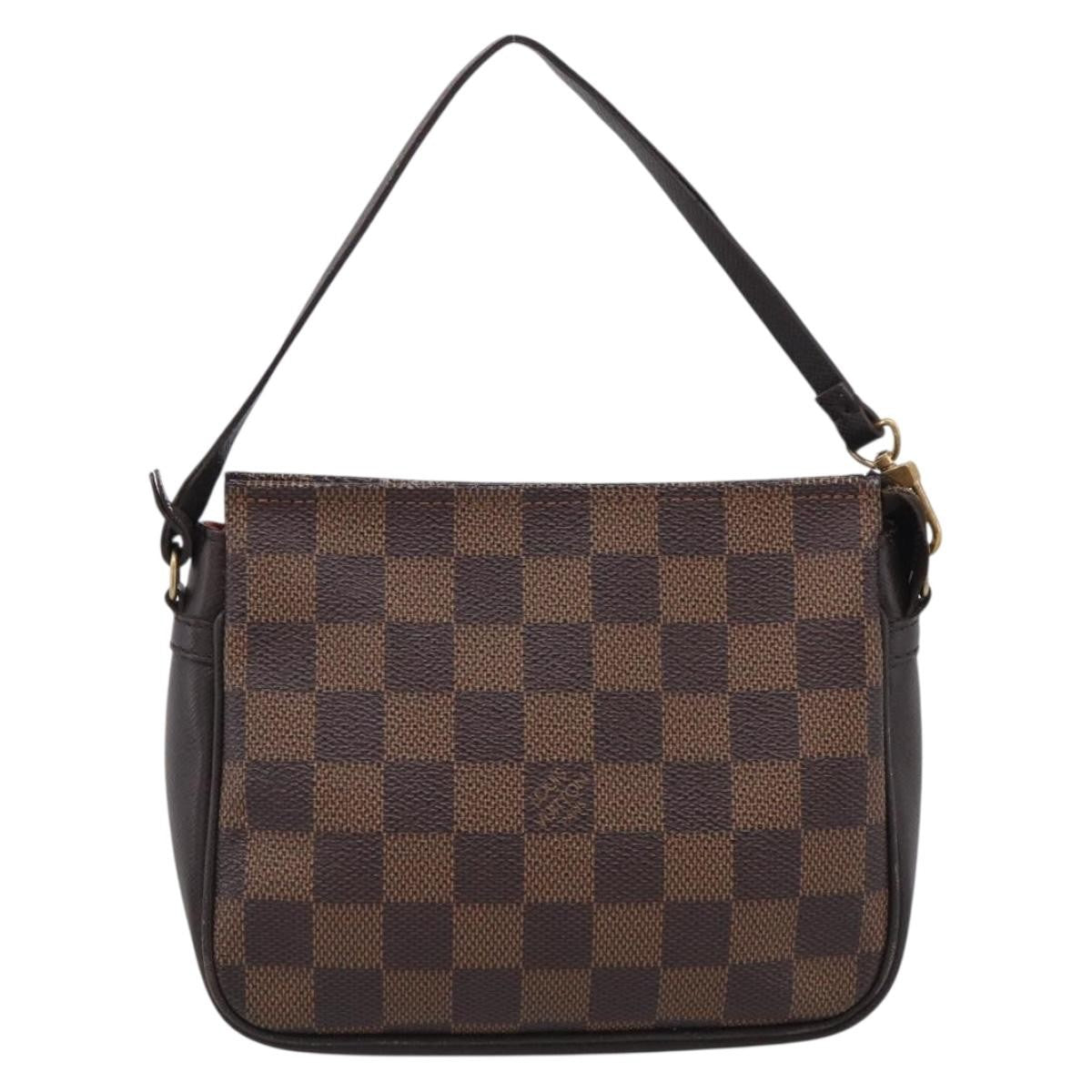 Louis Vuitton Trousse Make Up Damier Brown Canvas Clutche & Pouche Bag (Pre-Owned)