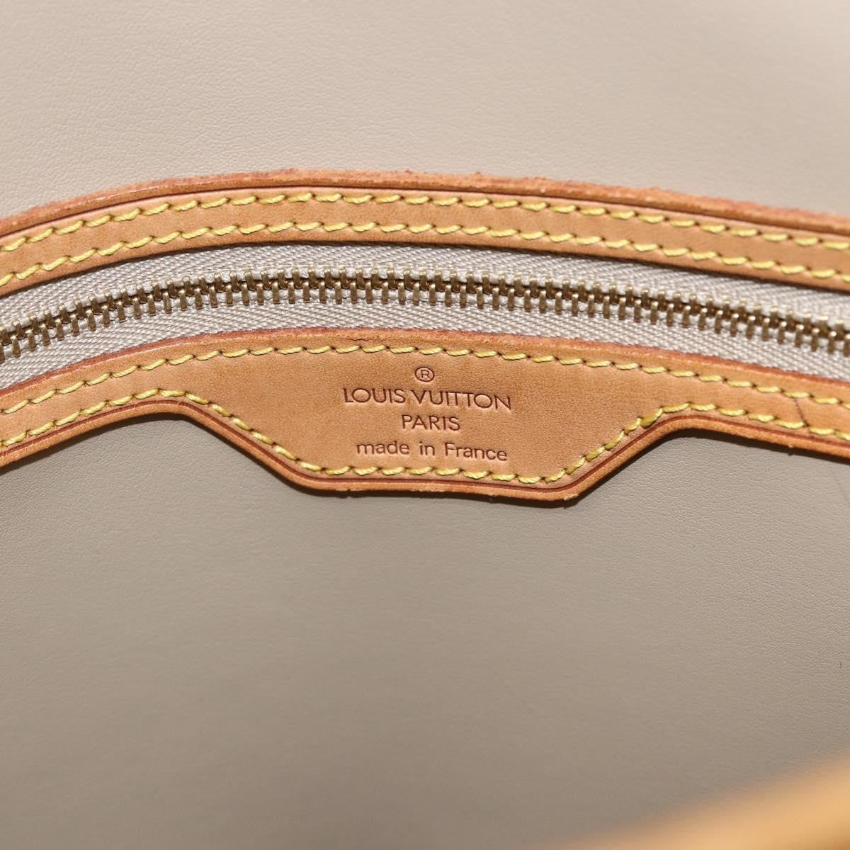 Louis Vuitton Bucket Monogram Vernis Beige Patent_Leather Shoulder Bag Bag (Pre-Owned)