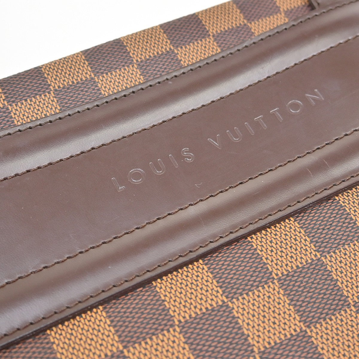 Louis Vuitton Clifton Damier Ebene Brown Canvas Tote Bag Bag (Pre-Owned)