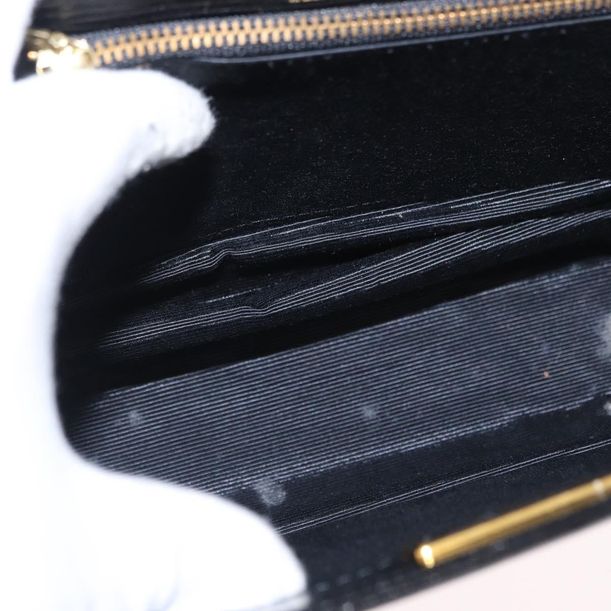 Valentino Garavani Vintage Leather Black Leather Shoulder Bag Bag (Pre-Owned)
