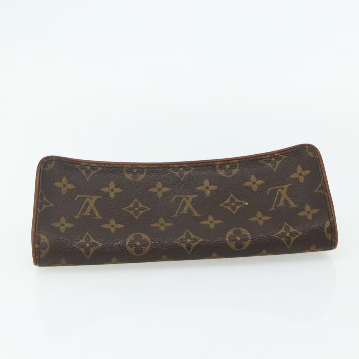 Louis Vuitton Twin Monogram Canvas Brown Canvas Clutche & Pouche Bag (Pre-Owned)
