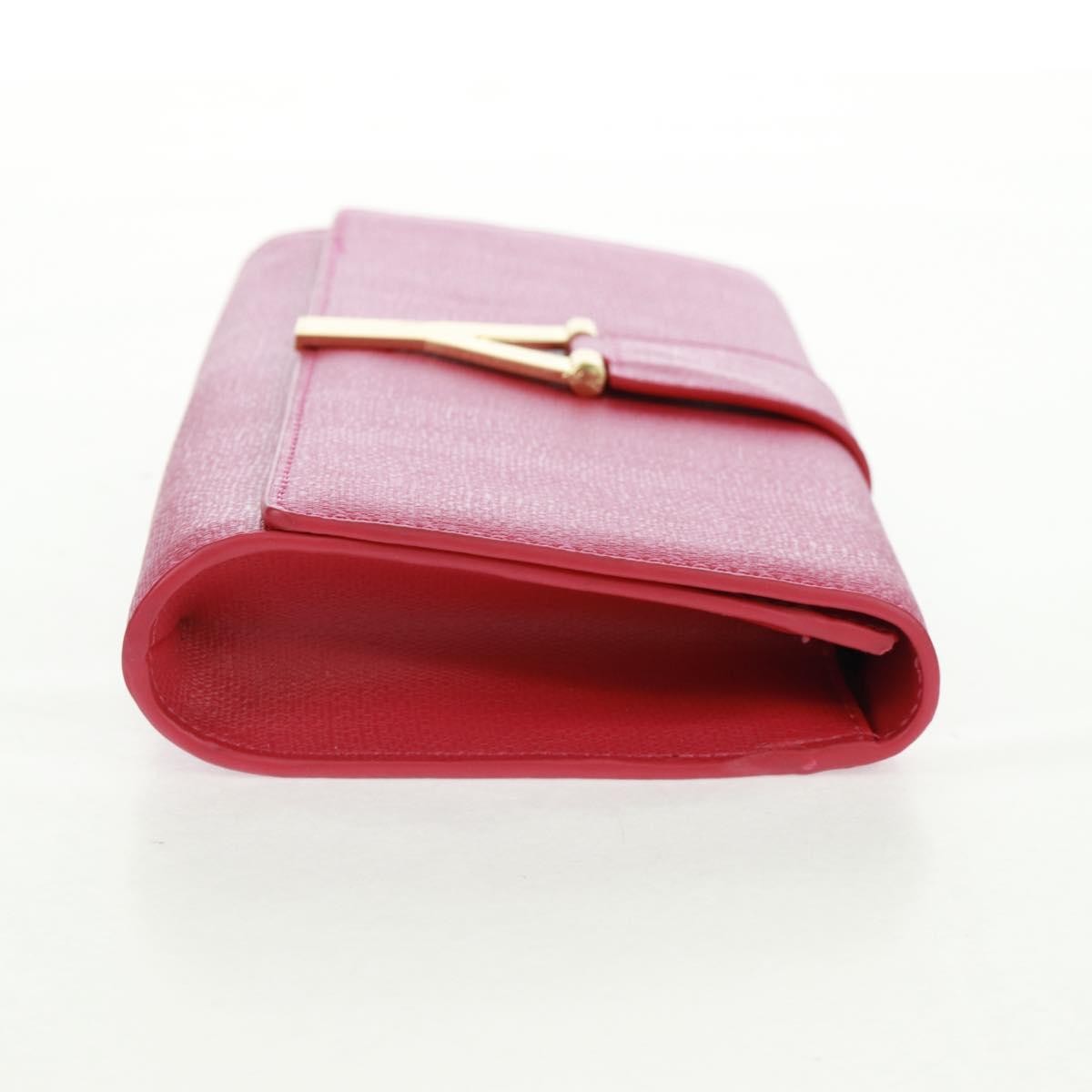 Saint Laurent Chyc Clutch Leather Pink Leather Clutche & Pouche Bag (Pre-Owned)
