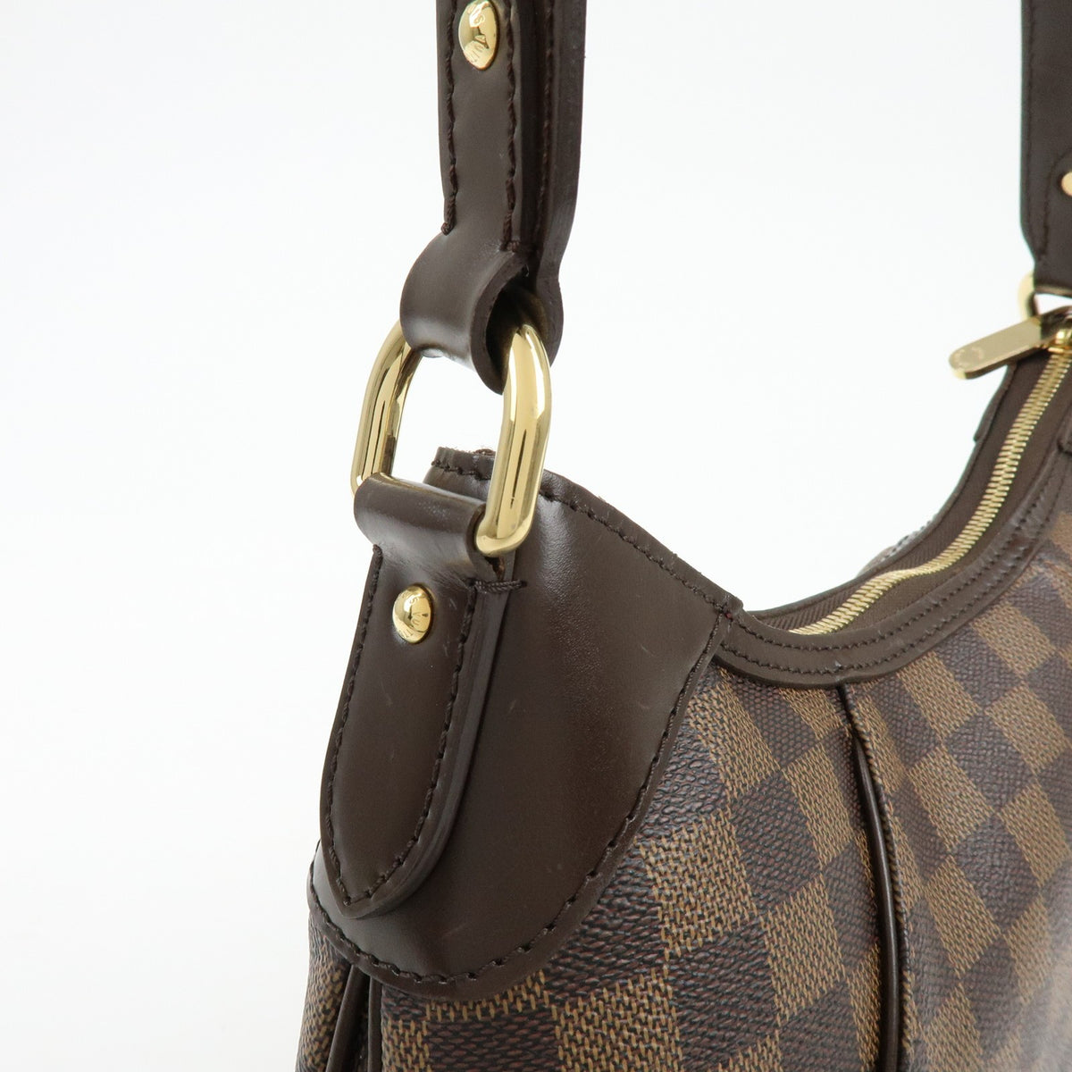 Louis Vuitton Thames Damier Brown Canvas Handbag (Pre-Owned)