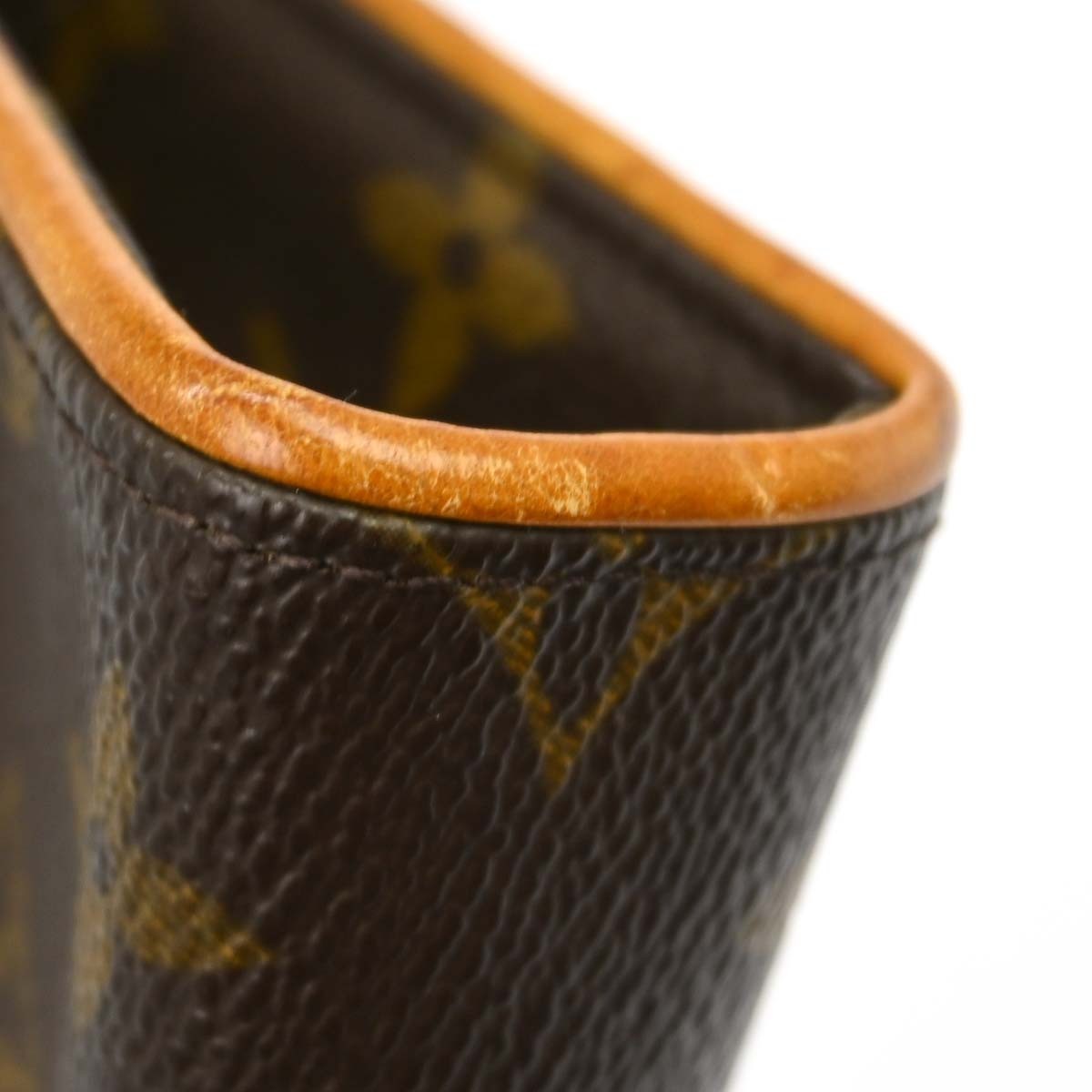 Louis Vuitton Florentine Waist Monogram Canvas Brown Canvas Clutche & Pouche Bag (Pre-Owned)