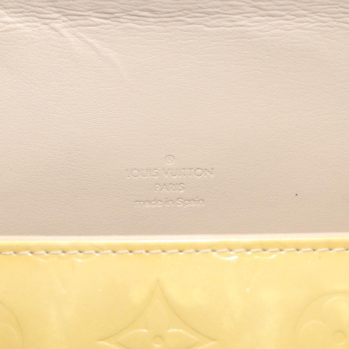 Louis Vuitton Thompson Street Monogram Vernis Beige Patent_Leather Shoulder Bag Bag (Pre-Owned)