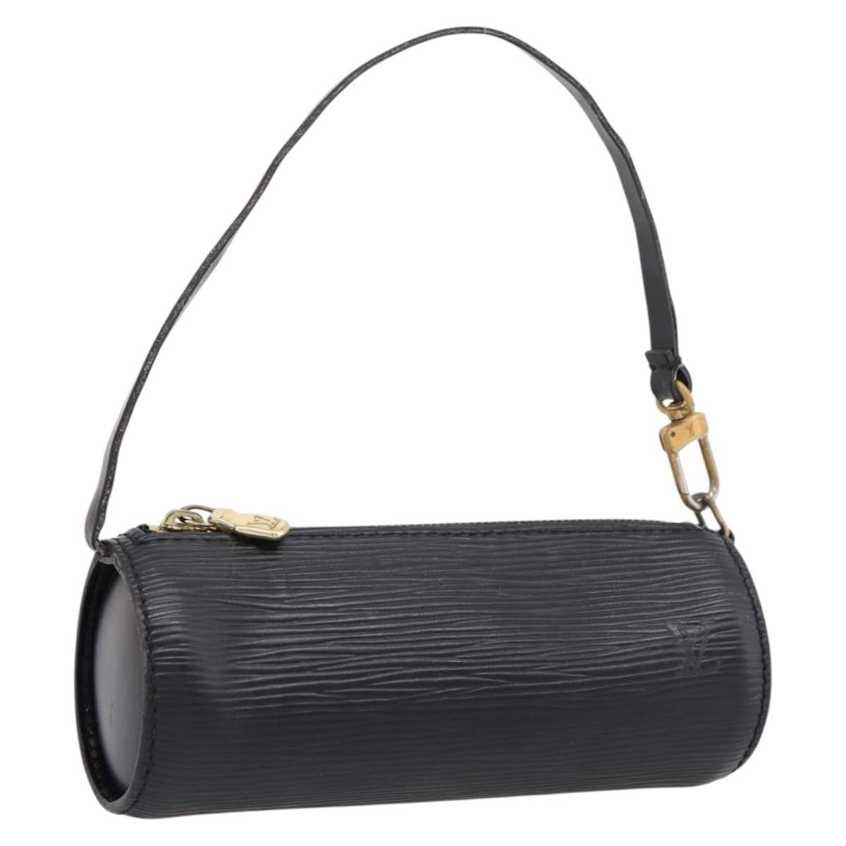 Louis Vuitton Soufflot Pochette Epi Leather Black Leather Clutche & Pouche Bag (Pre-Owned)
