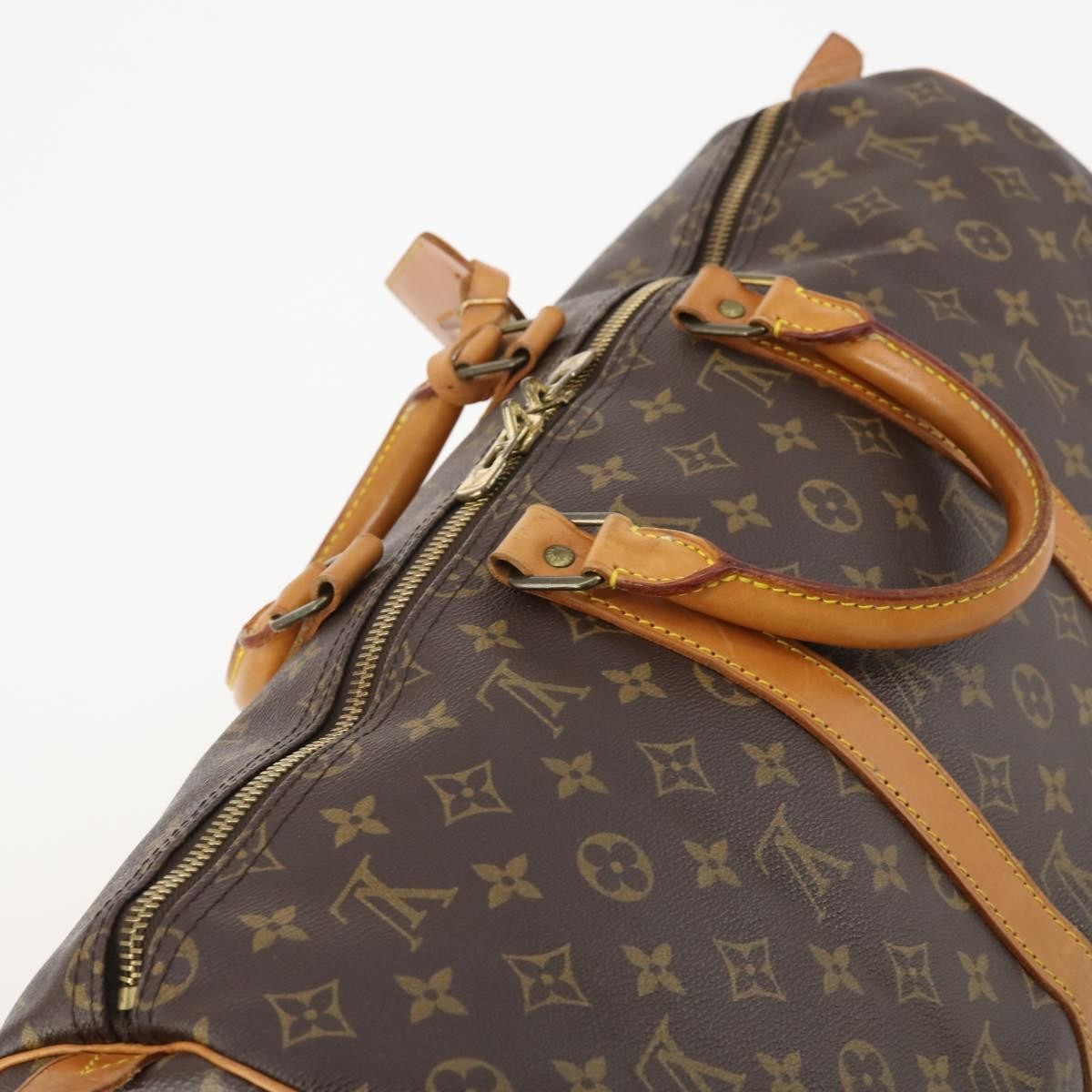 Louis Vuitton Keepall Monogram Canvas Brown Canvas Travel Bag Bag (Pre-Owned)