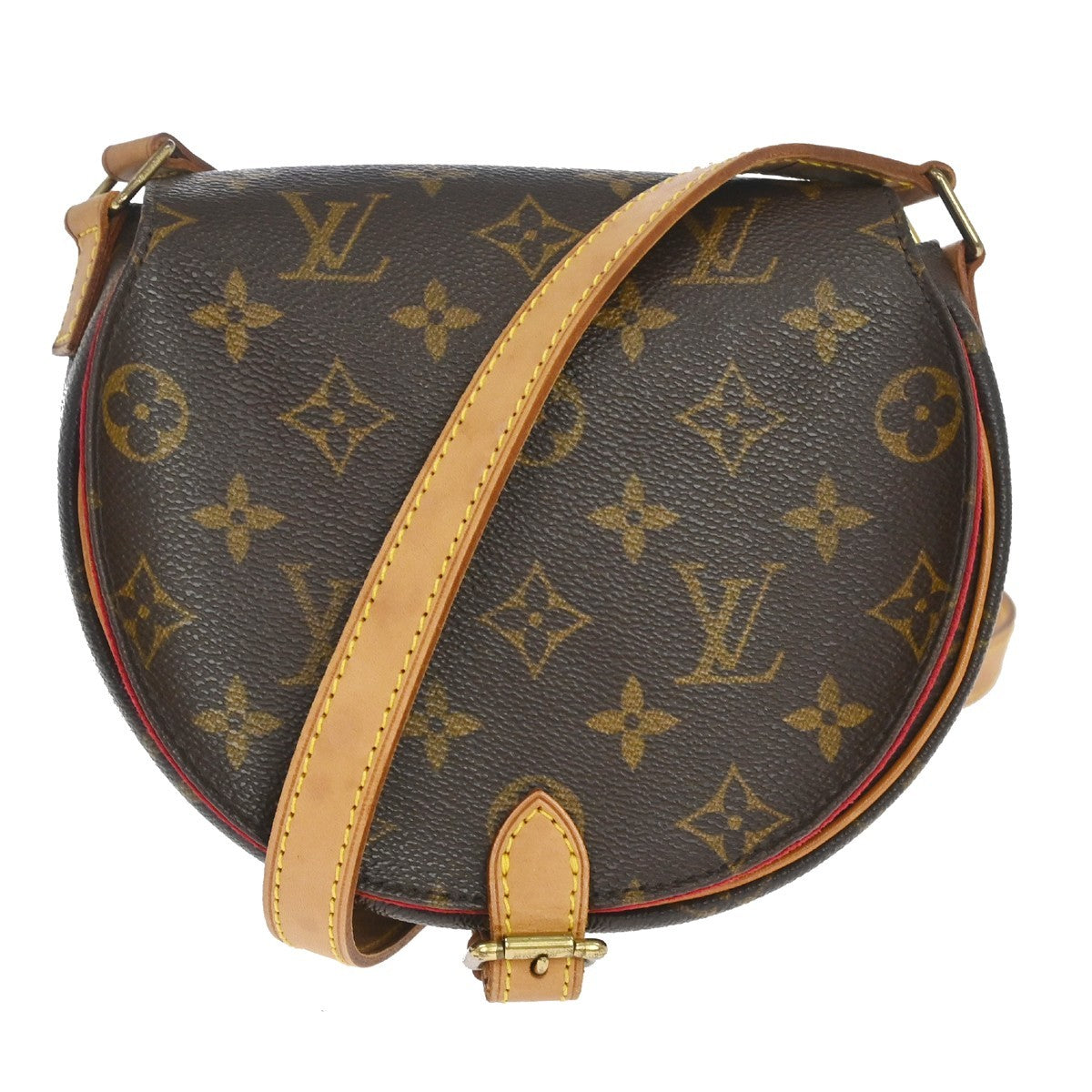 Louis Vuitton Tambourine Monogram Canvas Brown Canvas Shoulder Bag Bag (Pre-Owned)