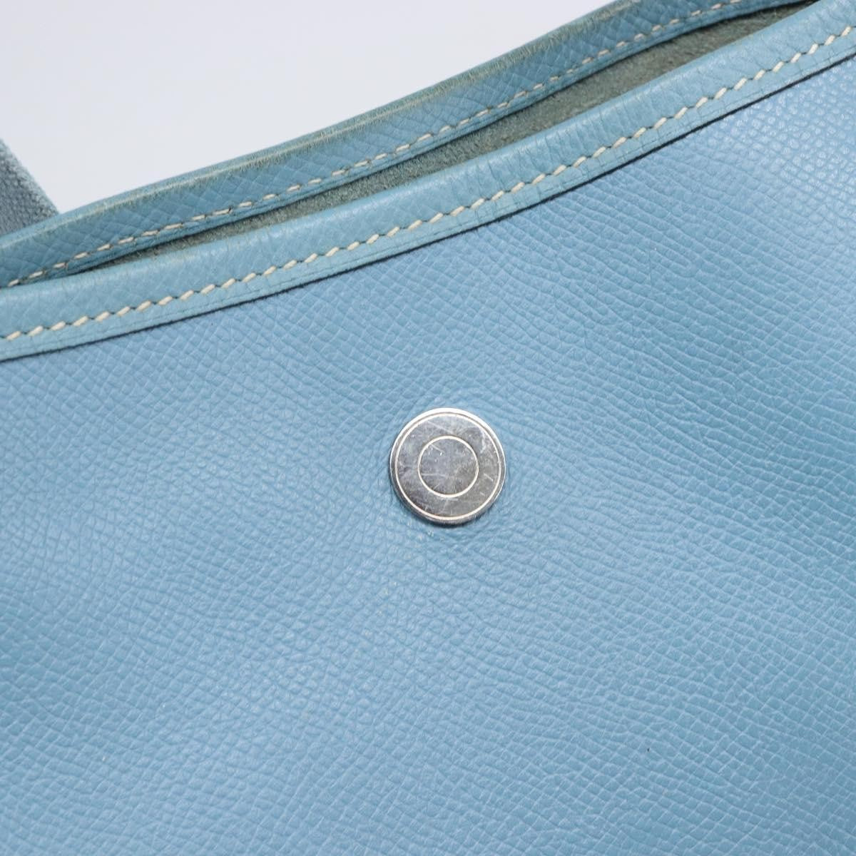 Hermes Vespa Courchevel Blue Leather Shoulder Bag Bag (Pre-Owned)