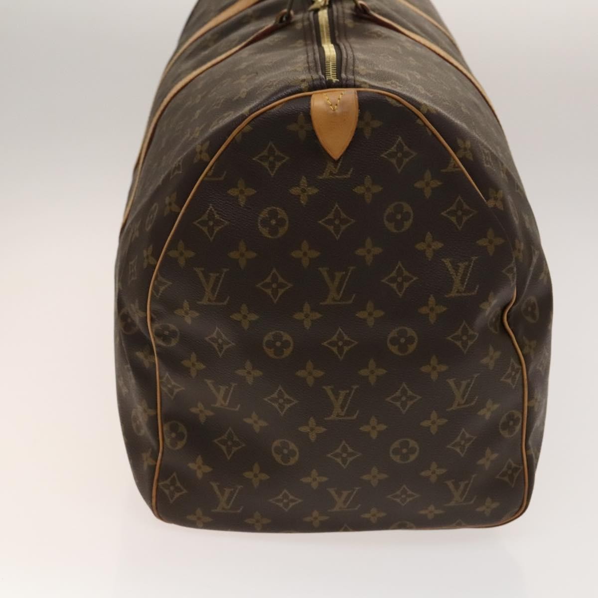 Louis Vuitton Keepall Monogram Canvas Brown Canvas Bag (Pre-Owned)