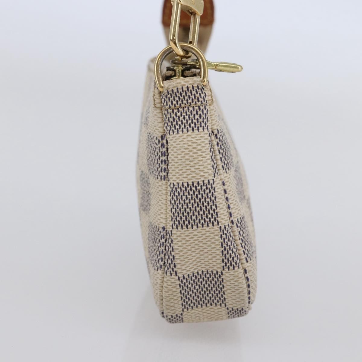 Louis Vuitton Mini Pochette Damier Beige Canvas Clutche & Pouche Bag (Pre-Owned)