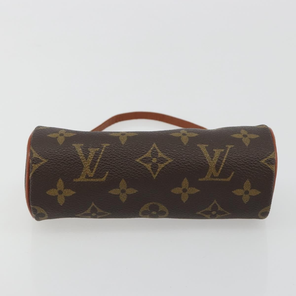 Louis Vuitton Pochette Papillon Monogram Brown Canvas Clutche & Pouche Bag (Pre-Owned)