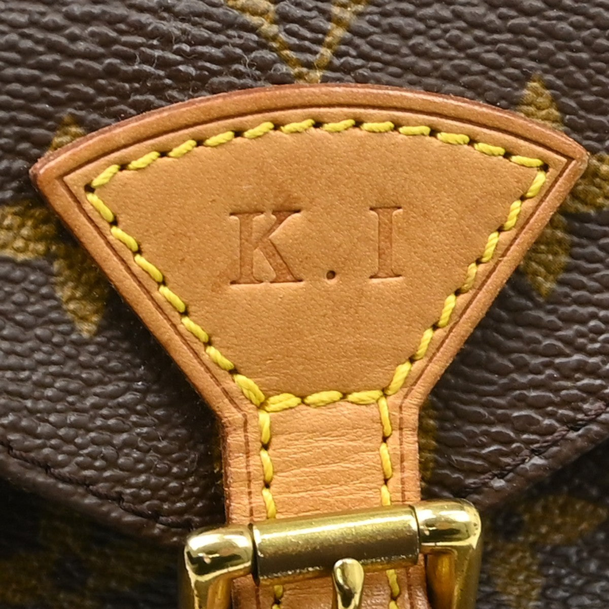 Louis Vuitton Vintage Montsouris Monogram Canvas Brown Canvas Backpack Bag (Pre-Owned)