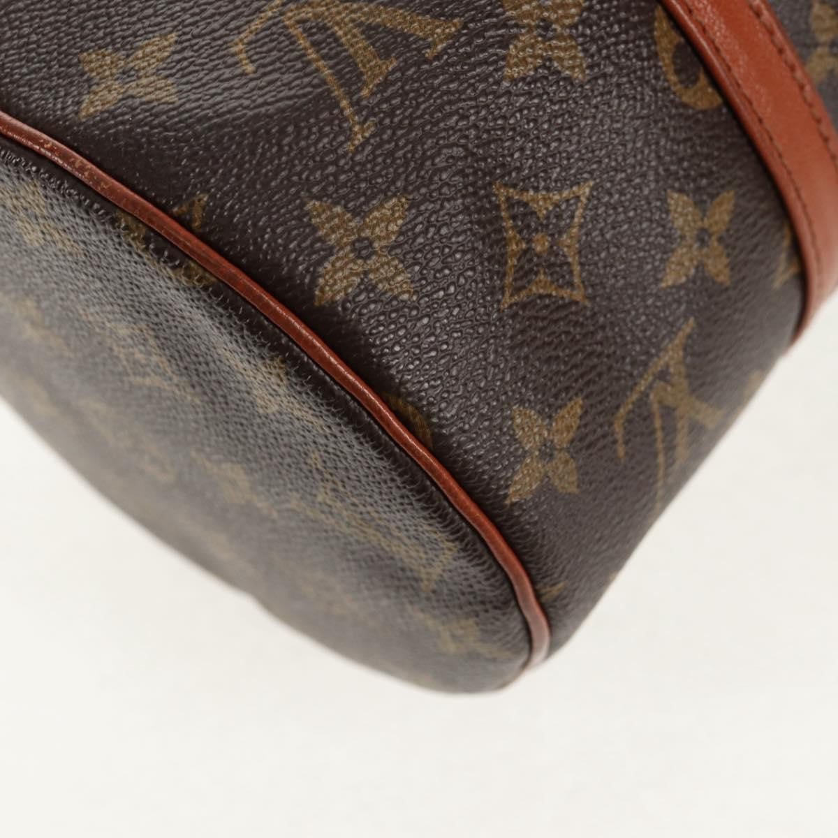 Louis Vuitton Papillon Monogram Canvas Brown Canvas Handbag (Pre-Owned)