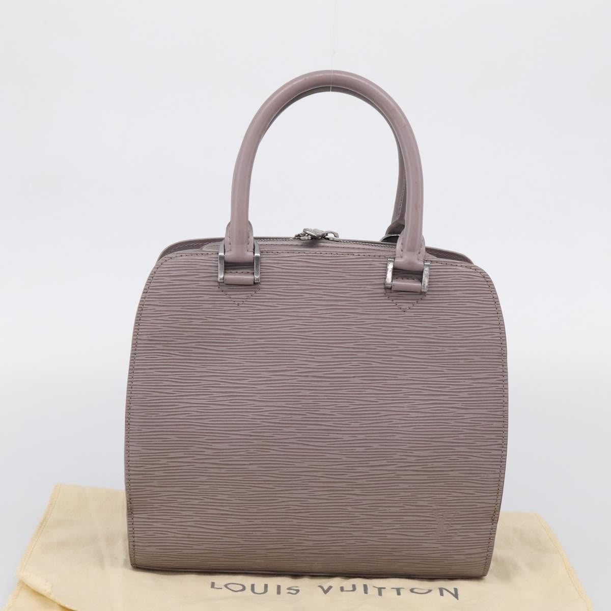 Louis Vuitton Pont Neuf Epi Leather Purple Leather Handbag (Pre-Owned)