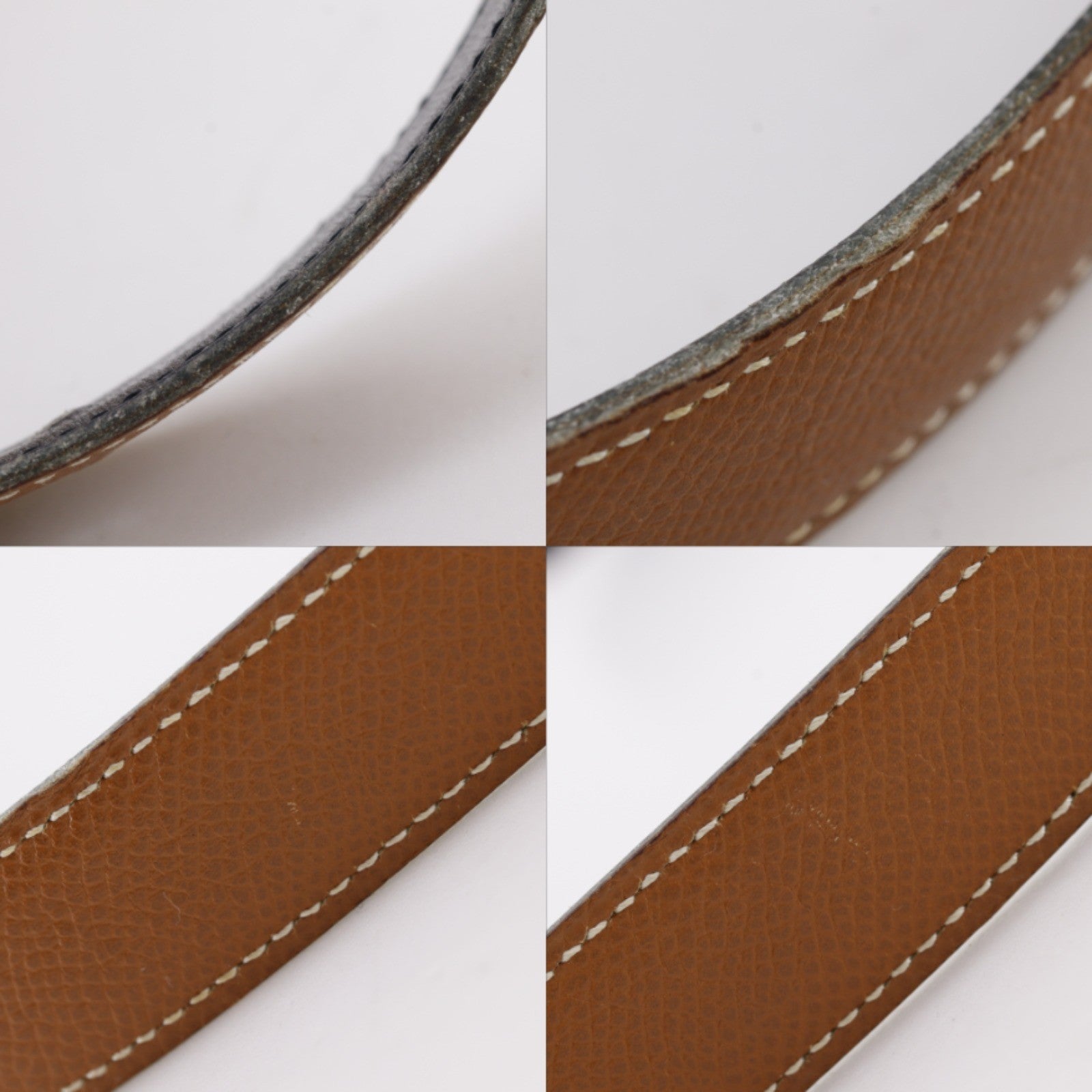 Hermes Constance Reversible Belt Leather Brown Leather Belts Accessory (Pre-Owned)