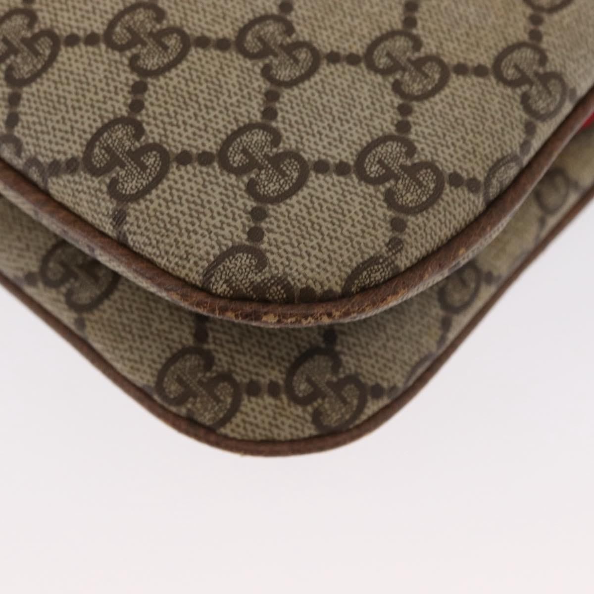 Gucci Vintage Gg Coated Canvas Beige Pvc Shoulder Bag Bag (Pre-Owned)