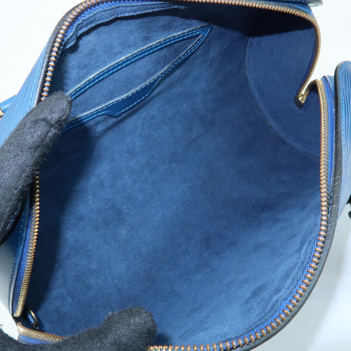 Louis Vuitton Soufflot Epi Leather Blue Leather Tote Bag Bag (Pre-Owned)