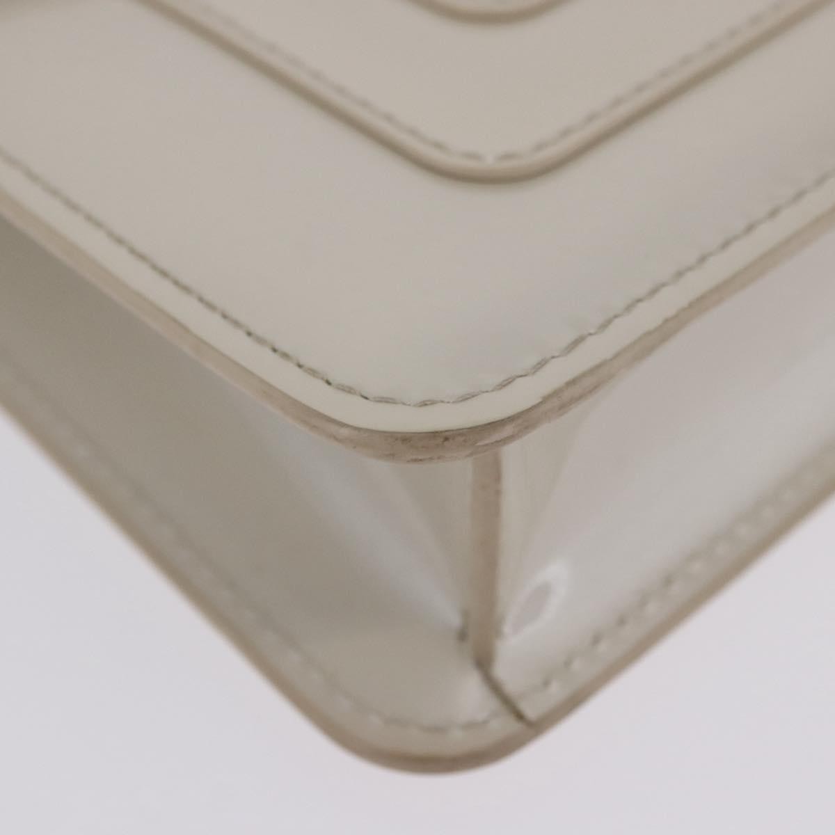 Bvlgari Serpenti Forever Patent White Patent_Leather Shoulder Bag Bag (Pre-Owned)
