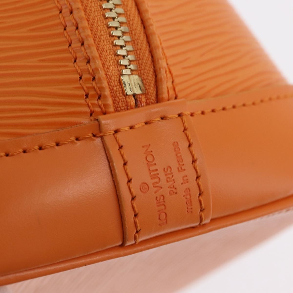 Louis Vuitton Alma Epi Leather Orange Leather Handbag (Pre-Owned)
