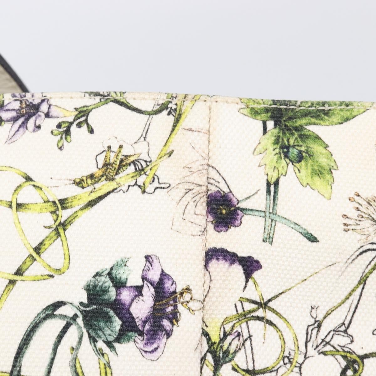 Gucci Open Flora Canvas Multicolour Canvas Tote Bag Bag (Pre-Owned)