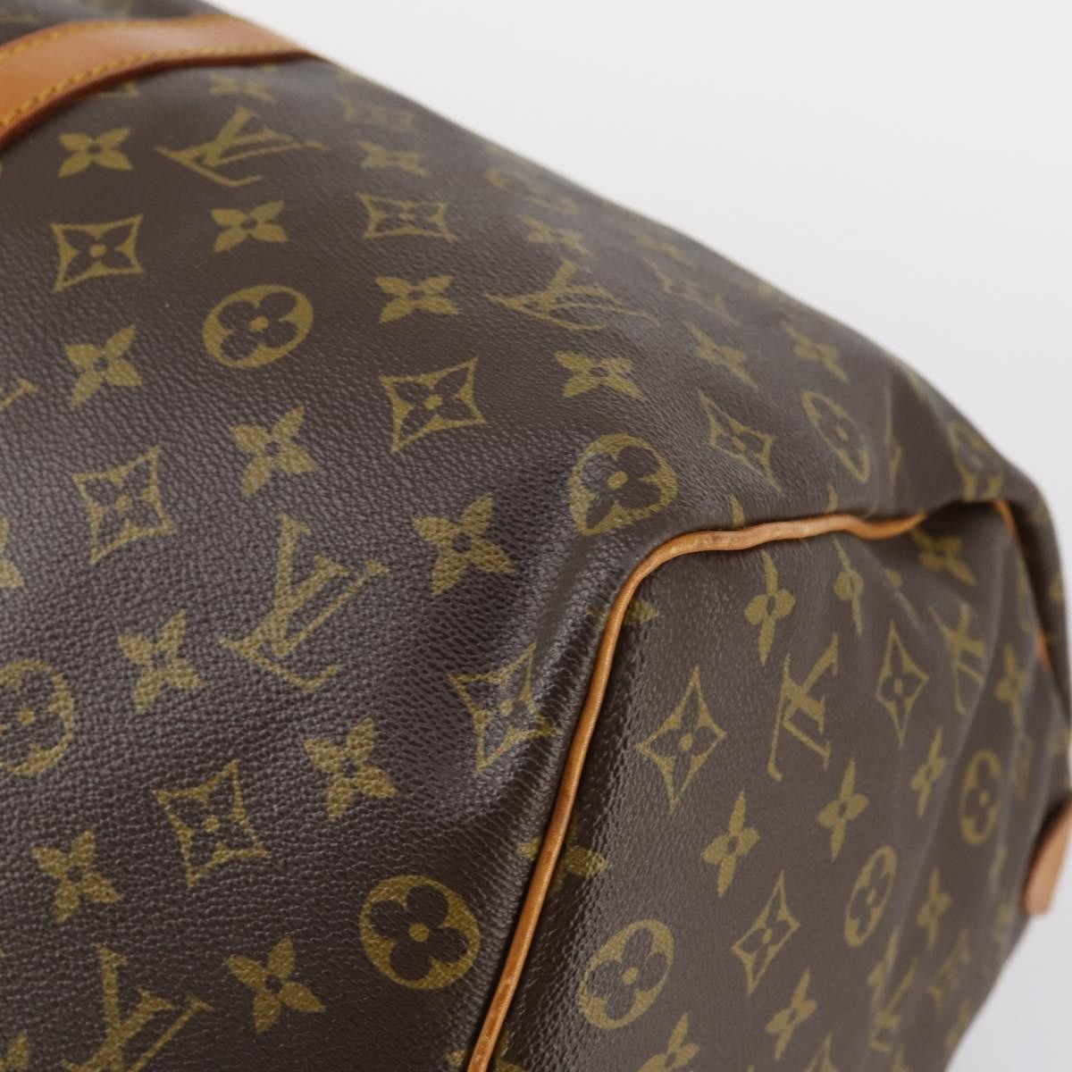 Louis Vuitton Keepall Monogram Canvas Brown Canvas Travel Bag Bag (Pre-Owned)