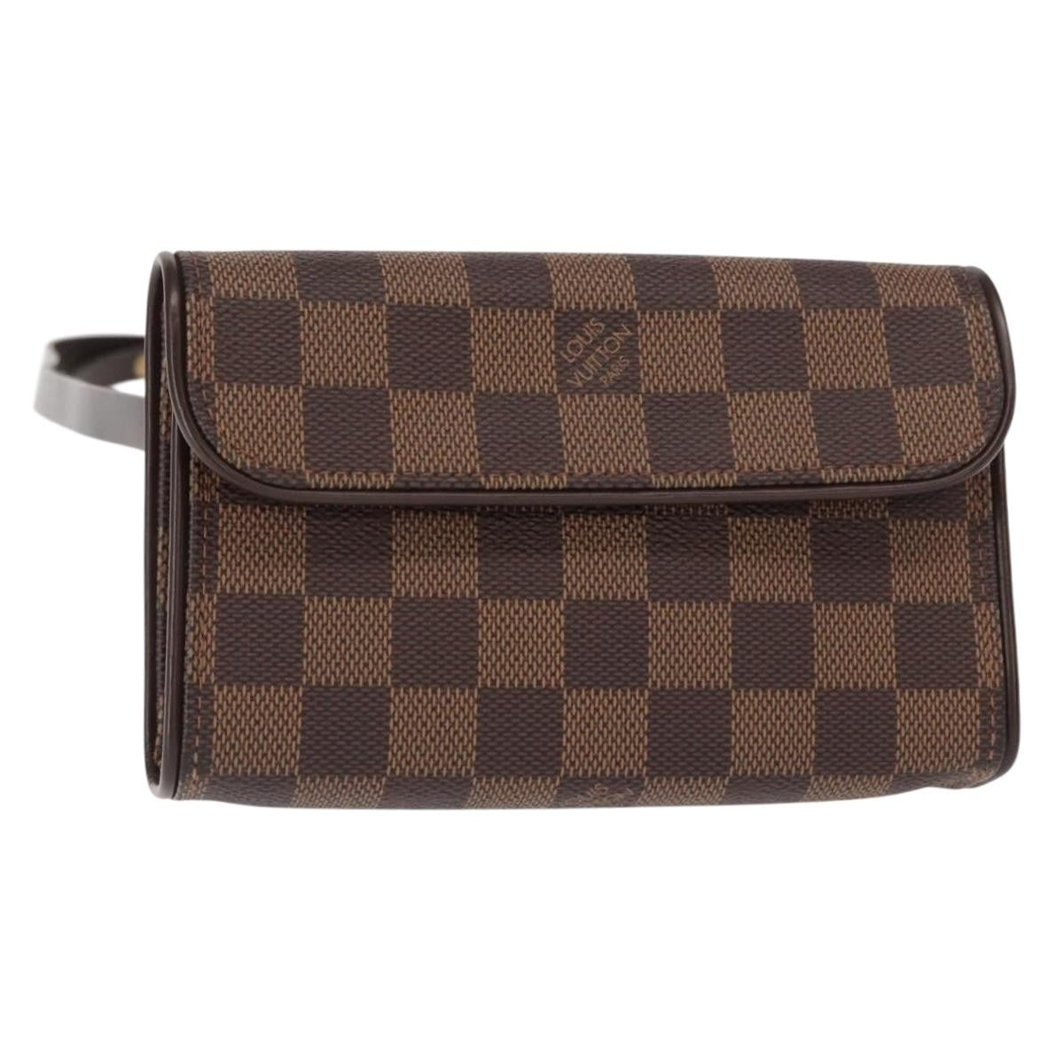 Louis Vuitton Florentine Waist Monogram Canvas Brown Canvas Clutche & Pouche Bag (Pre-Owned)