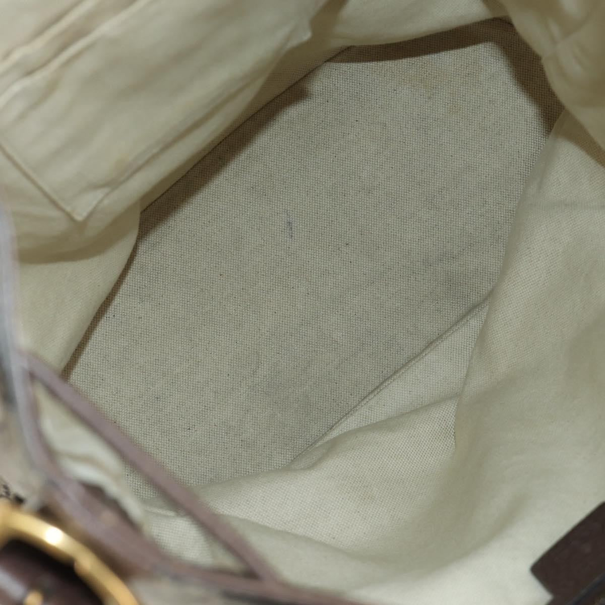 Gucci Neo Vintage Drawstring Bucket Gg Coated Canvas Beige Canvas Backpack Bag (Pre-Owned)
