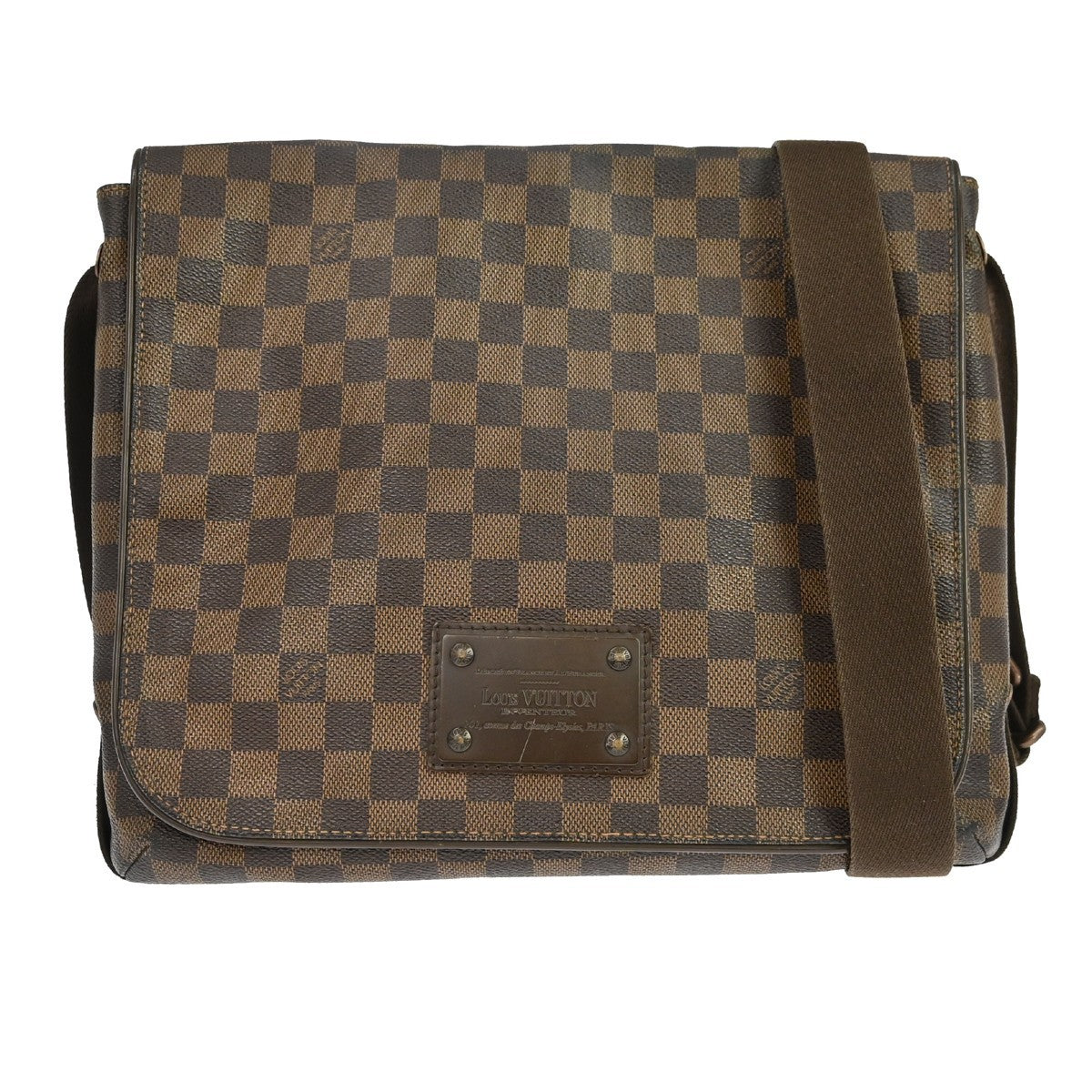 Louis Vuitton Brooklyn Damier Ebene Brown Canvas Shoulder Bag Bag (Pre-Owned)