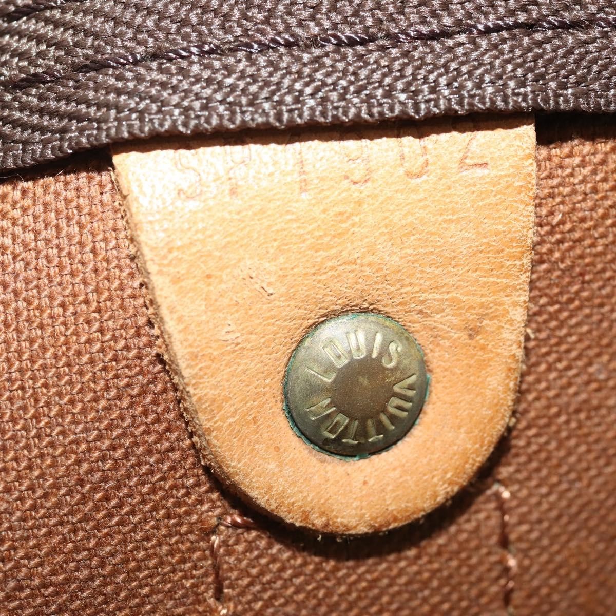 Louis Vuitton Keepall Monogram Canvas Brown Canvas Travel Bag Bag (Pre-Owned)