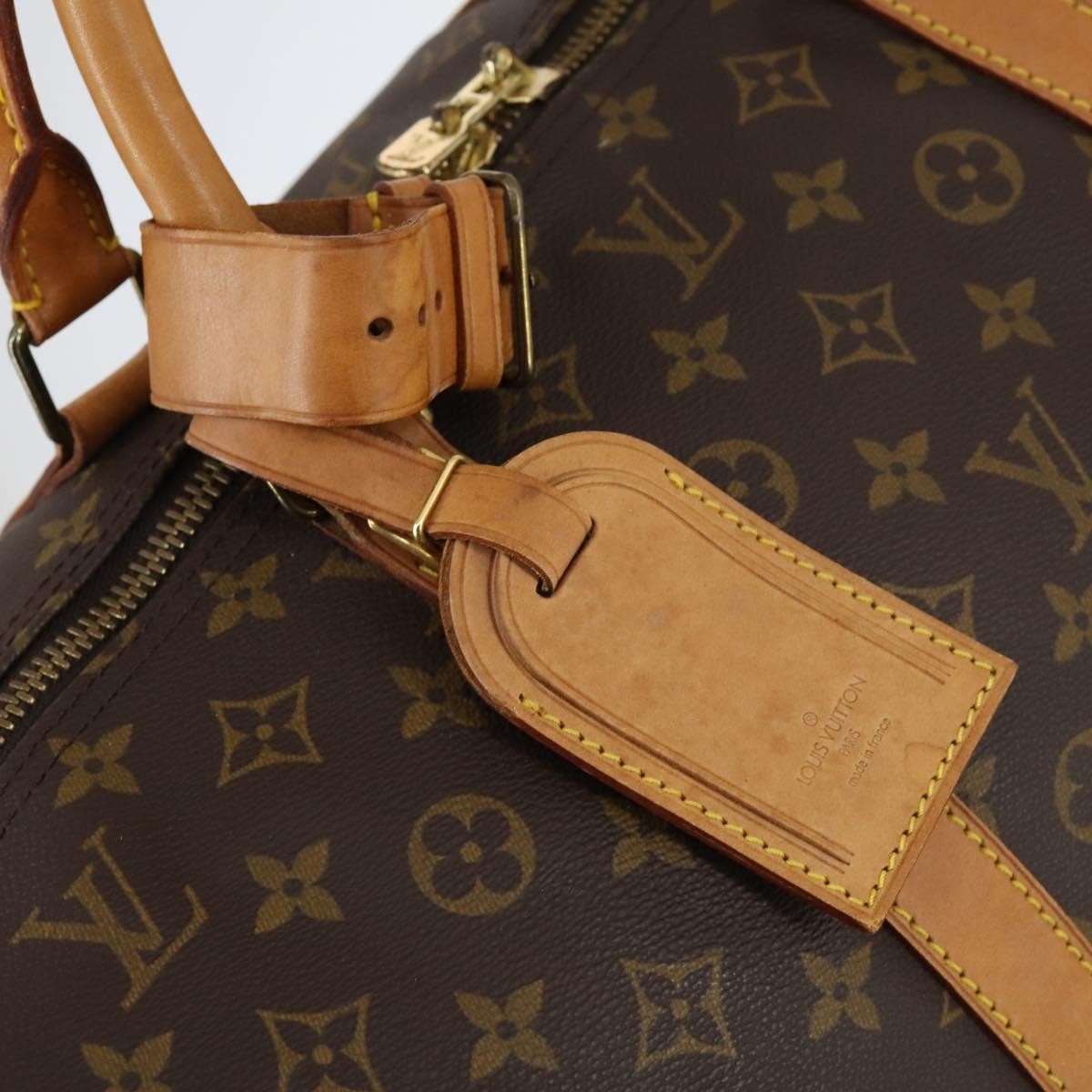 Louis Vuitton Keepall Monogram Canvas Brown Canvas Travel Bag Bag (Pre-Owned)