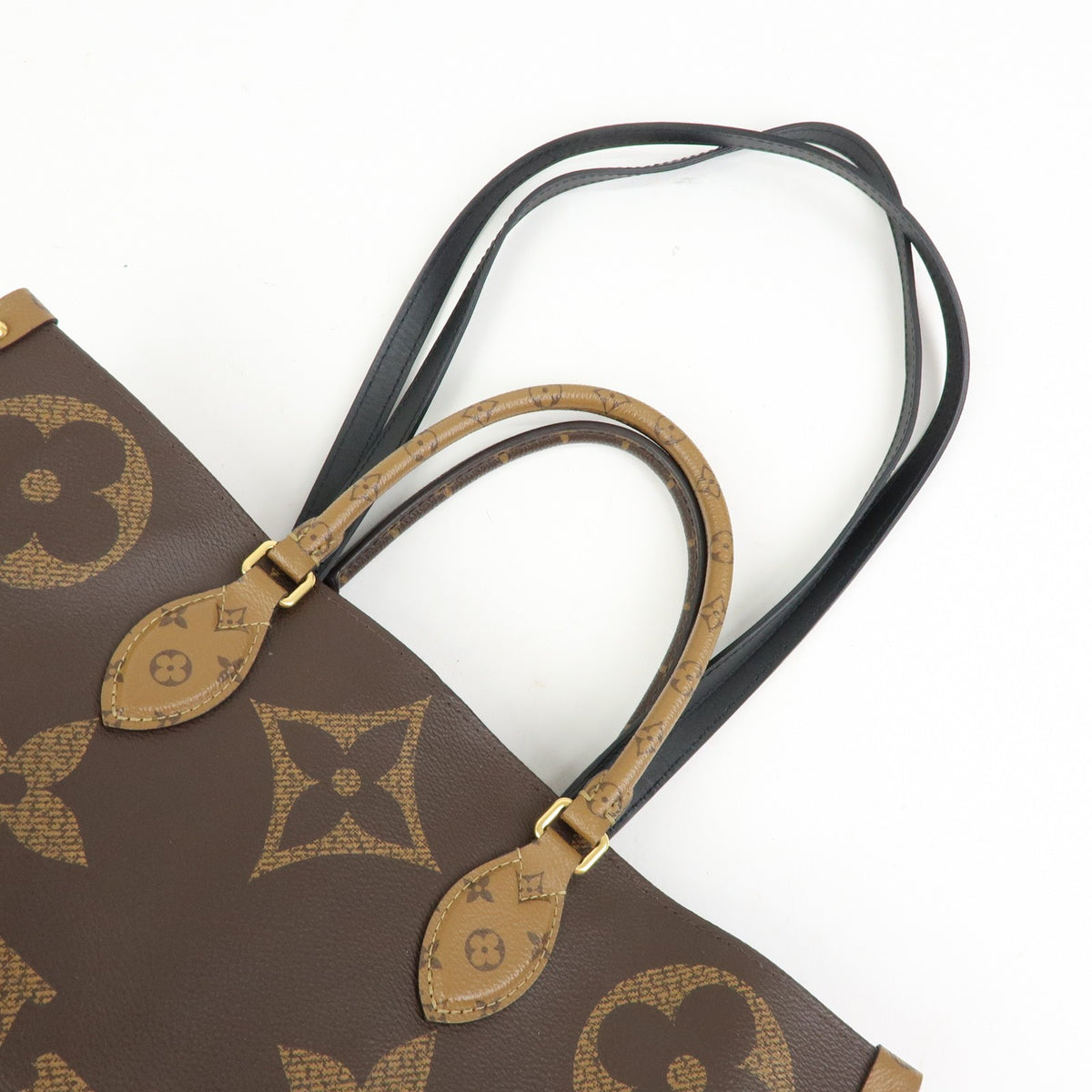 Louis Vuitton Onthego Reverse Monogram Giant Brown Canvas Tote Bag Bag (Pre-Owned)