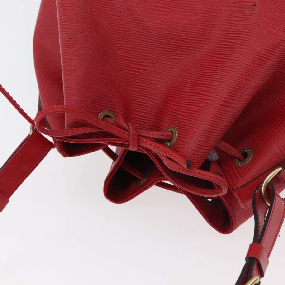 Louis Vuitton Noe Leather Red Leather Shoulder Bag Bag (Pre-Owned)