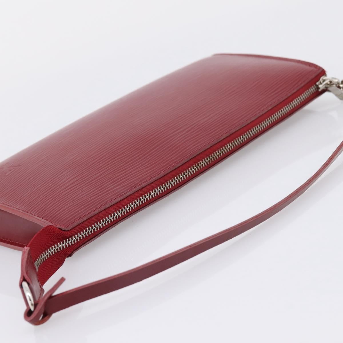 Louis Vuitton Pochette Accessoires Nm Epi Leather Red Leather Clutche & Pouche Bag (Pre-Owned)