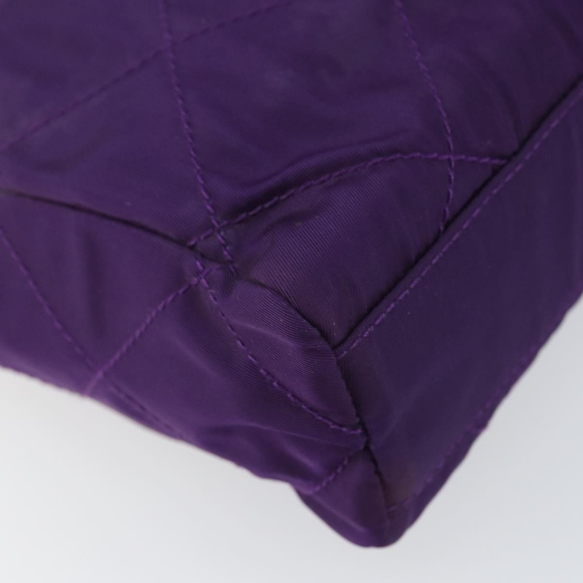Prada Re-Edition 1995 Chain Quilted Re-Nylon Purple Nylon Tote Bag Bag (Pre-Owned)