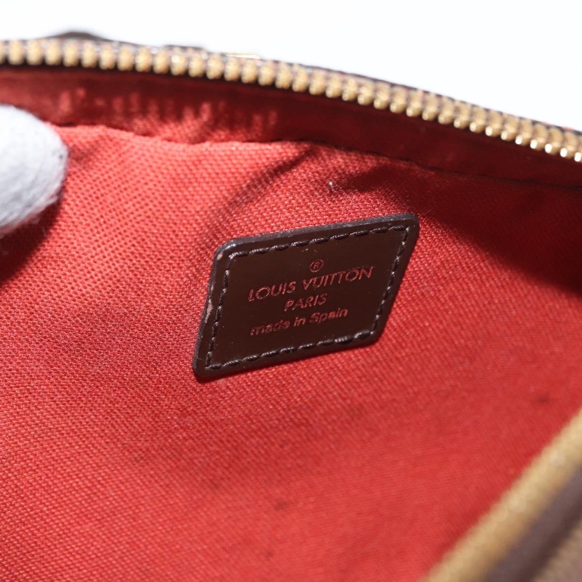 Louis Vuitton Geronimos Waist Damier Ebene Brown Canvas Clutche & Pouche Bag (Pre-Owned)