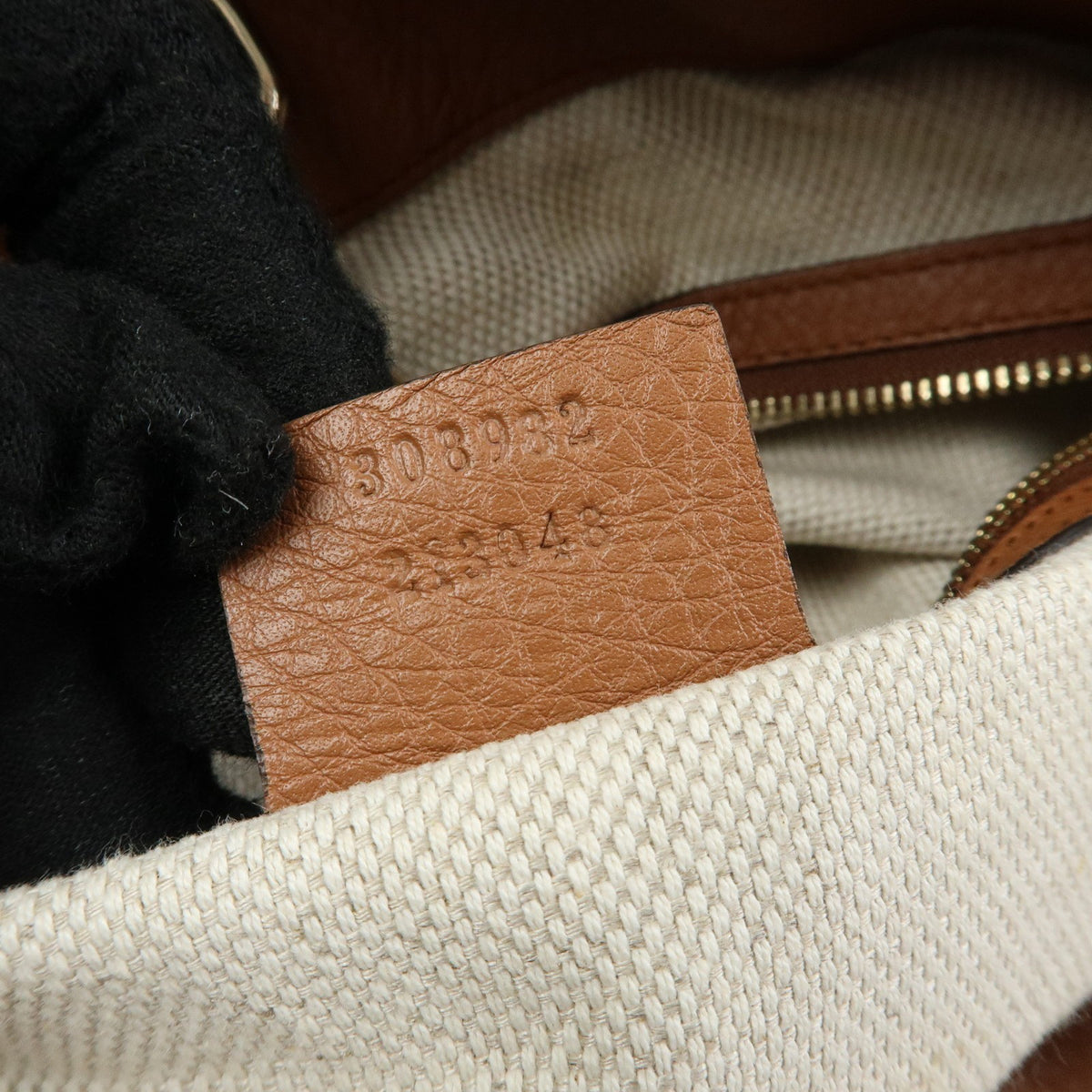 Gucci Soho Chain Strap Leather Brown Leather Shoulder Bag Bag (Pre-Owned)