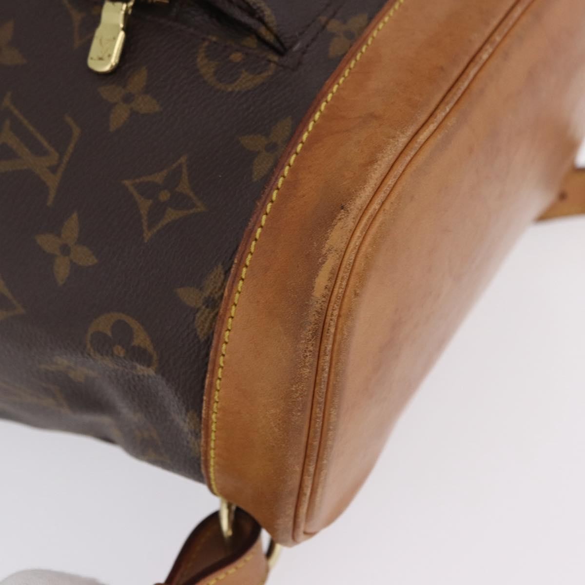 Louis Vuitton Vintage Montsouris Monogram Canvas Brown Canvas Backpack Bag (Pre-Owned)