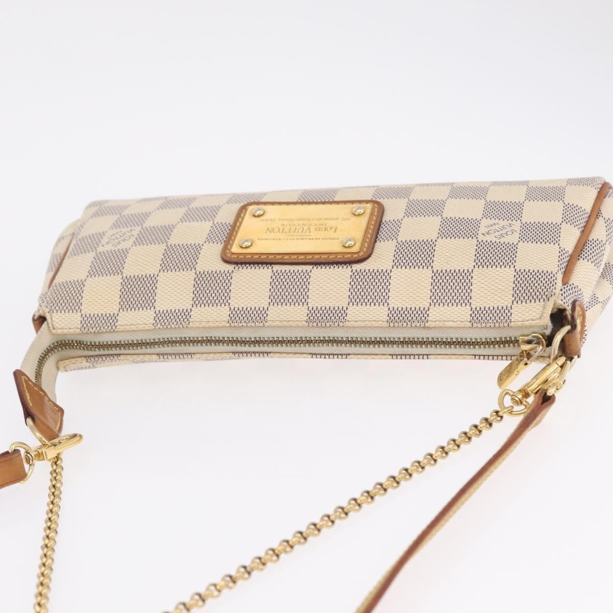 Louis Vuitton Eva Damier White Canvas Handbag (Pre-Owned)