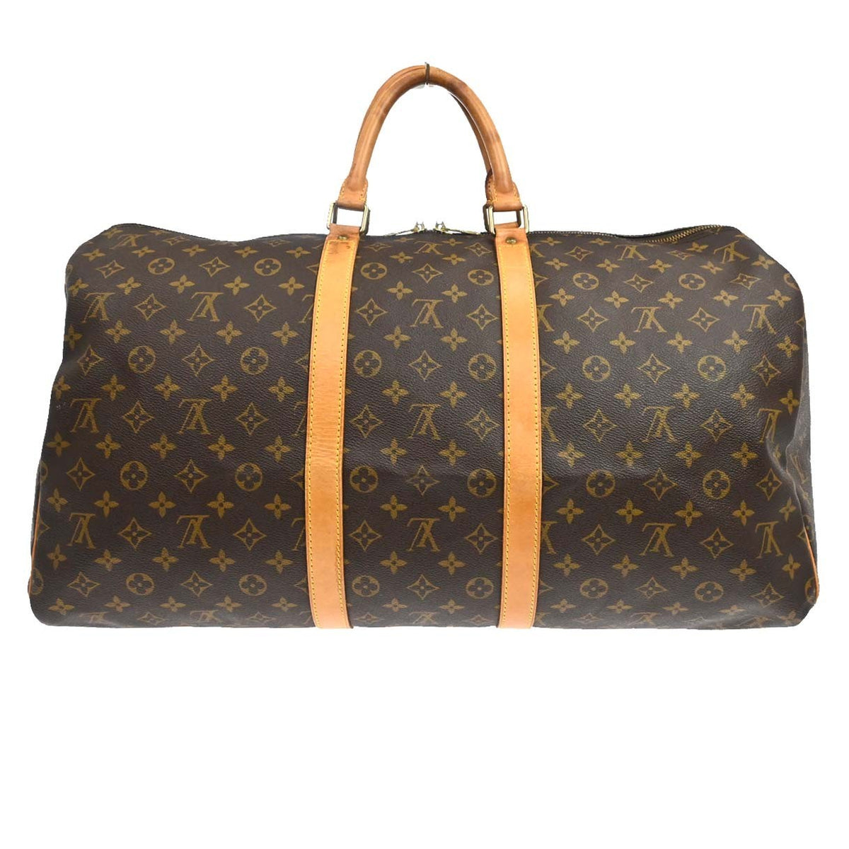 Louis Vuitton Keepall Monogram Canvas Brown Canvas Travel Bag Bag (Pre-Owned)