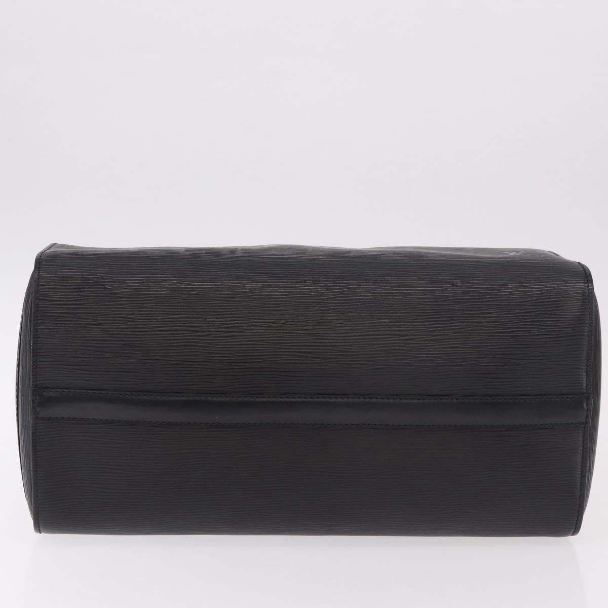 Louis Vuitton Speedy Epi Leather Black Leather Handbag (Pre-Owned)